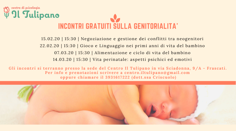 Incontri informativi gratuiti sulla genitorialità